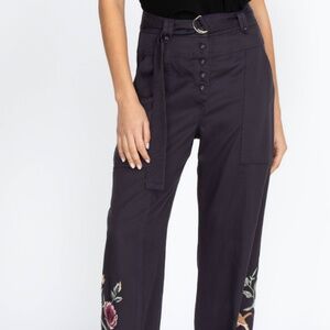 NWT! Johnny Was Paloma Belted Wide Leg pant